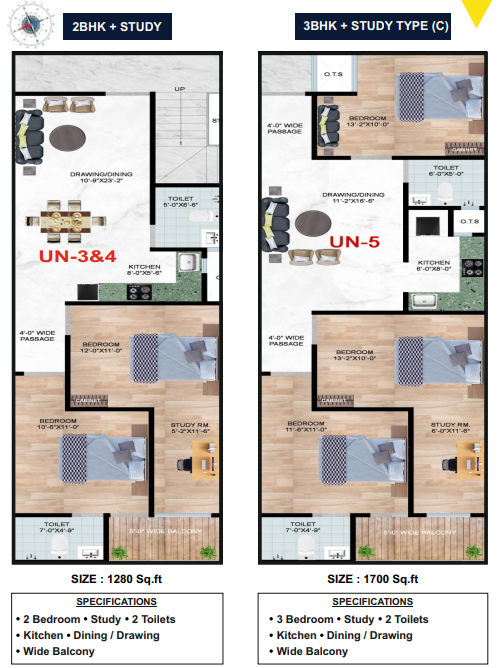 3BHK Plan